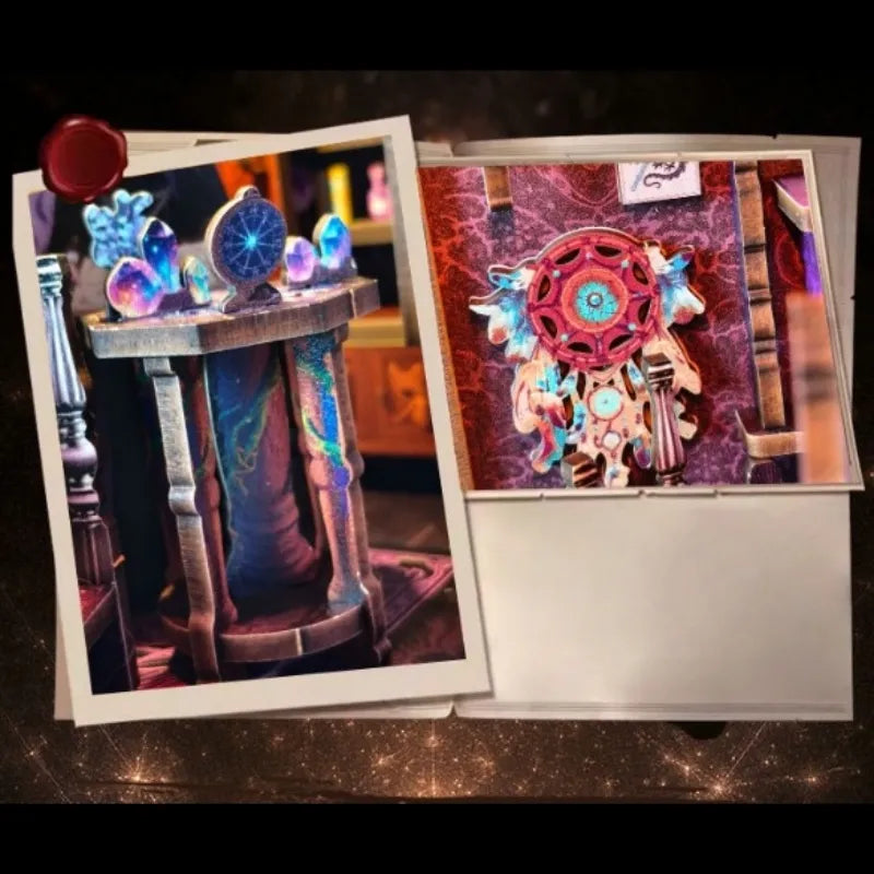 Tarot Divination Association book nook kit โ detail view 5