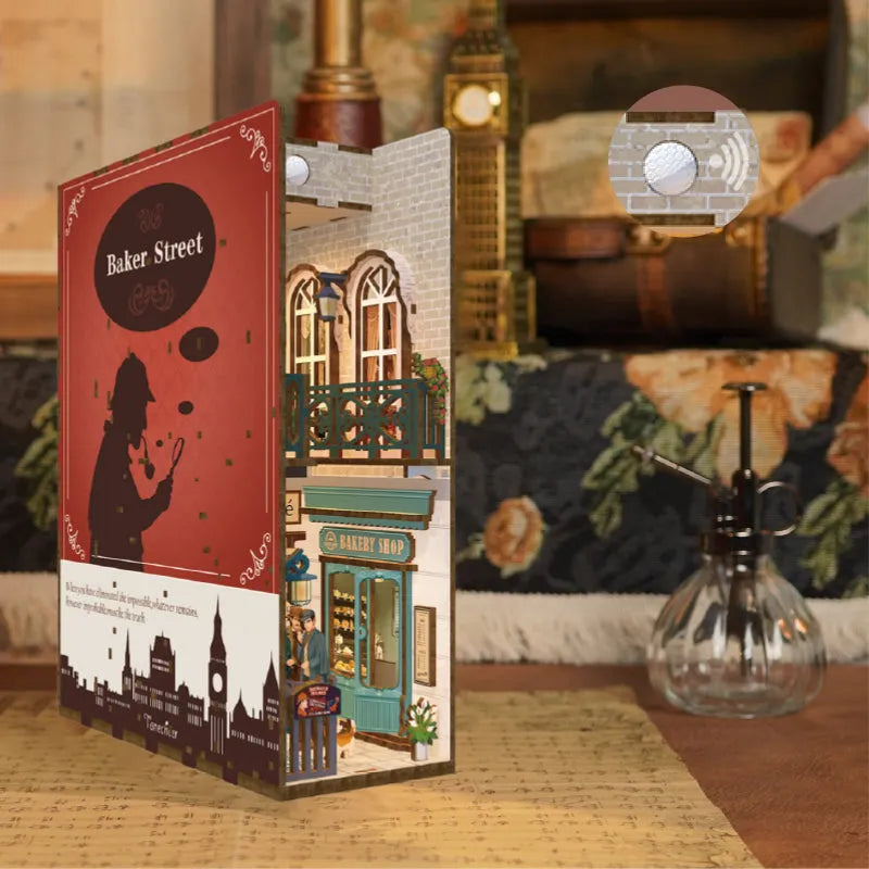Baker Street book nook kit β detail view 6