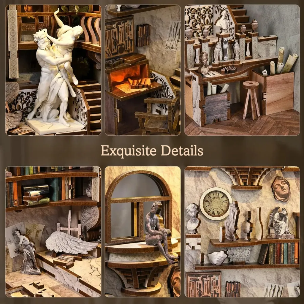 Bernini's Sculpture Workshop | Book Nook-bouwpakket