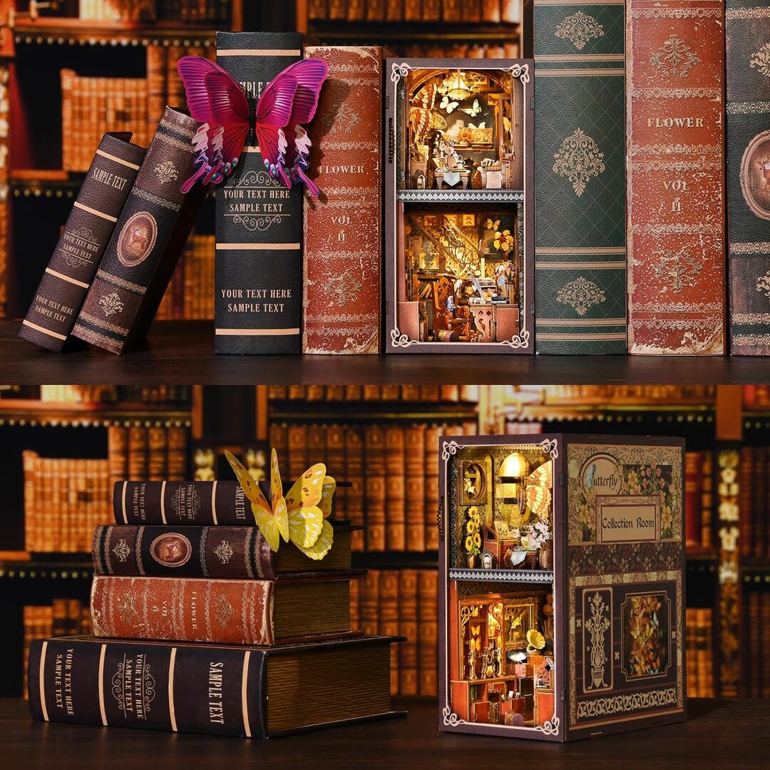 Butterfly Collection Room | Book Nook-bouwpakket