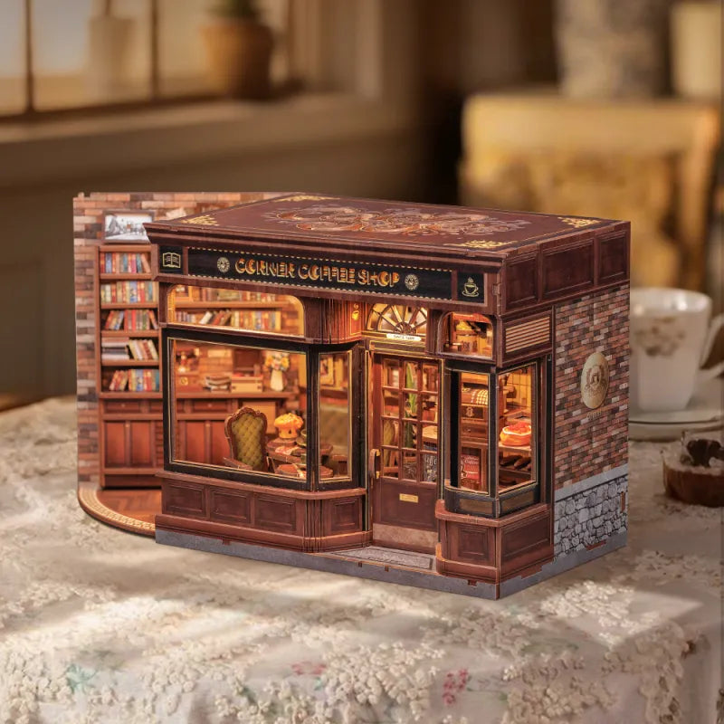 Corner Coffee Shop | Miniatuurhuisbouwpakket