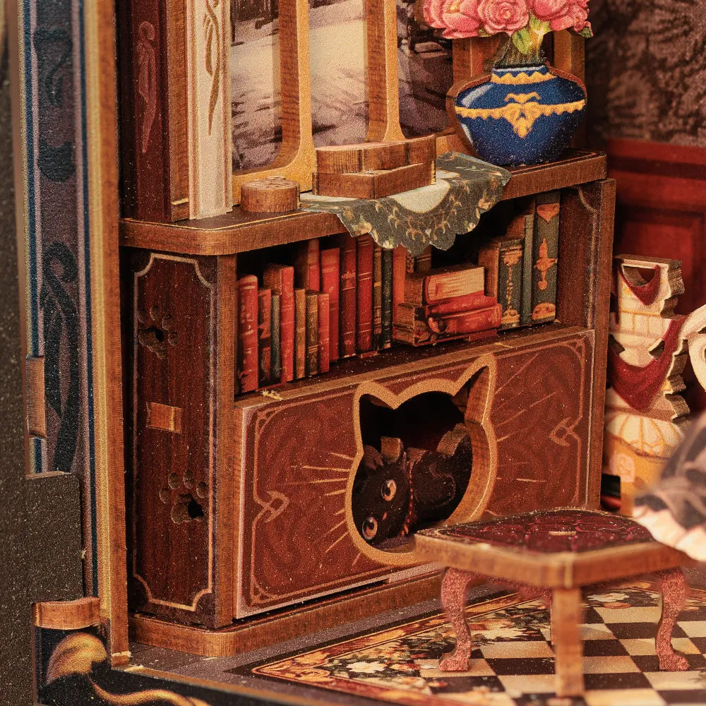 Count Cat's Study | Book Nook-bouwpakket