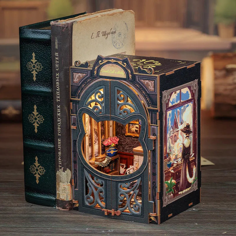 Count Cat's Study | Book Nook-bouwpakket