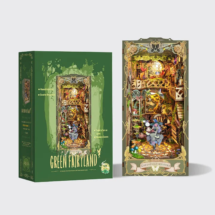 Green Fairyland book nook kit – detail view 9