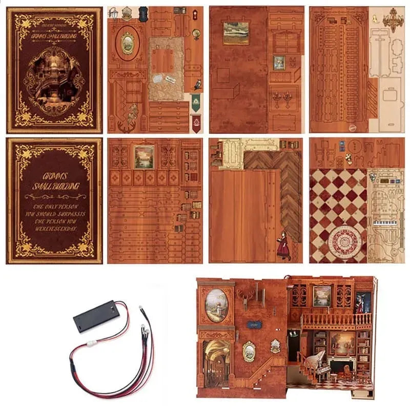 Grimm's Small Building | Book Nook-bouwpakket