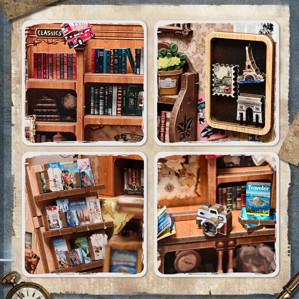 Journey Trace Bookshop | Book Nook-bouwpakket
