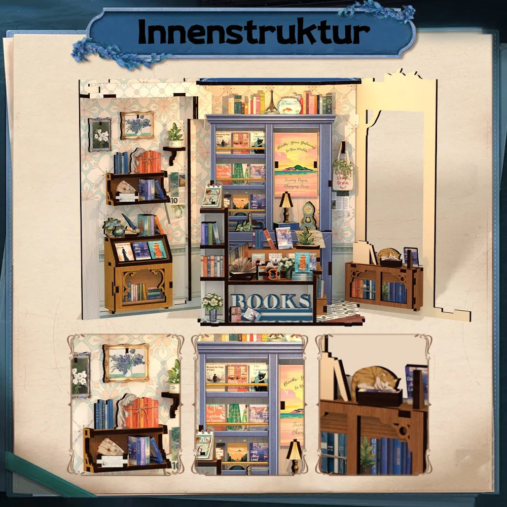 Literature Bookstore | Book Nook-bouwpakket