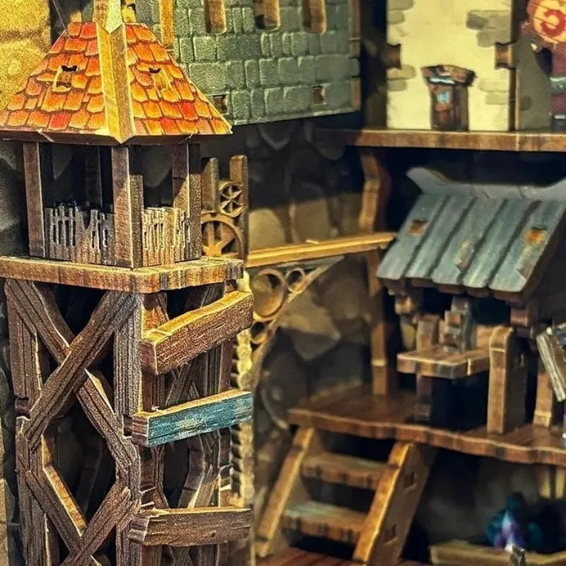 Mining Zone Fortress | Book Nook-bouwpakket