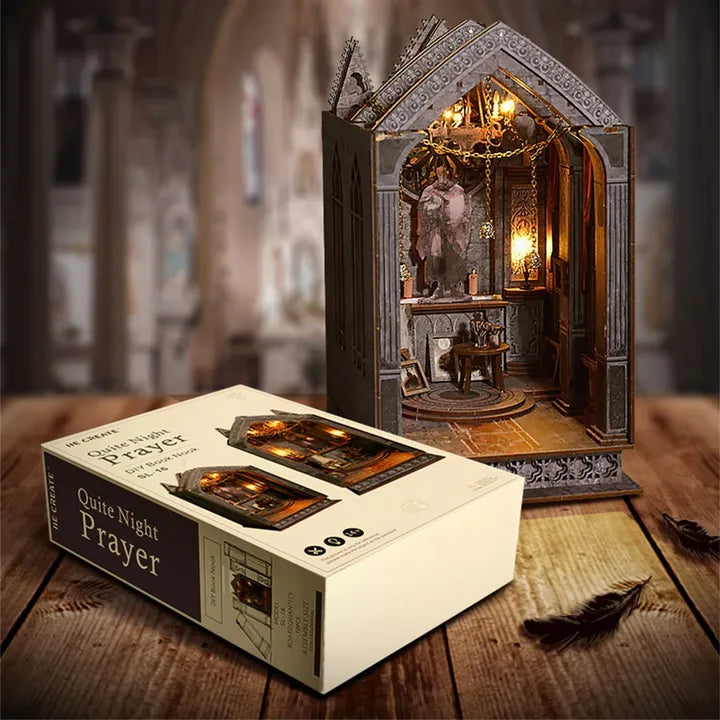 Kit Book Nook Prière dans la nuit silencieuse