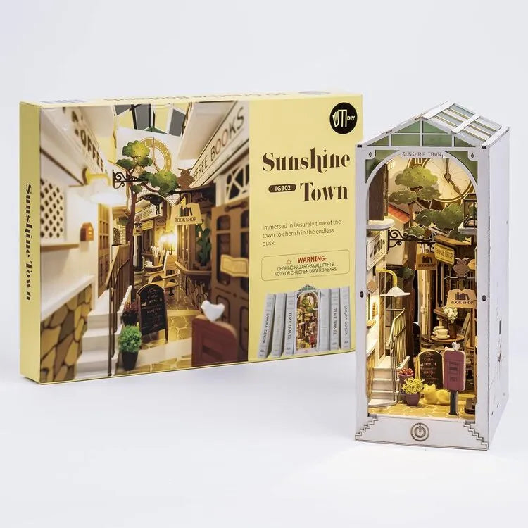 Kit de Book Nook Ville ensoleillée