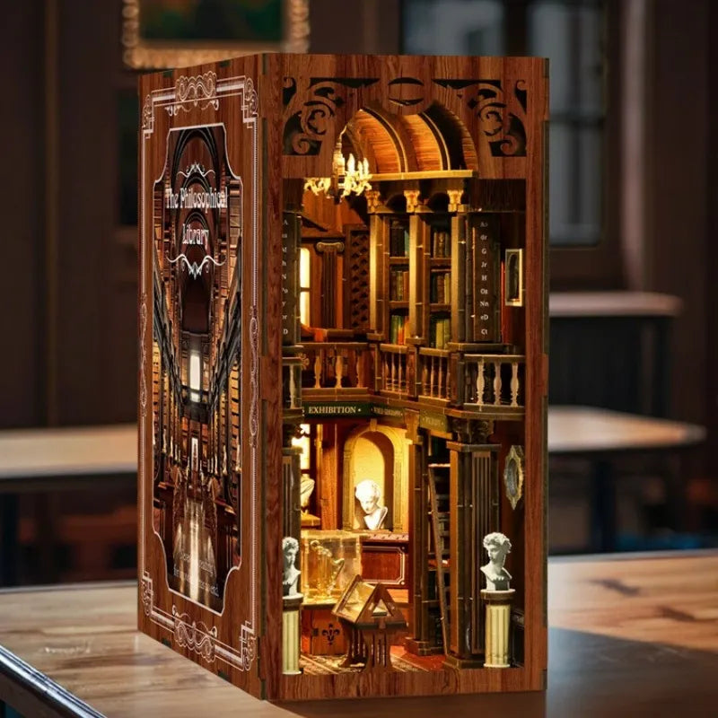 Kit Book Nook Bibliothèque philosophique