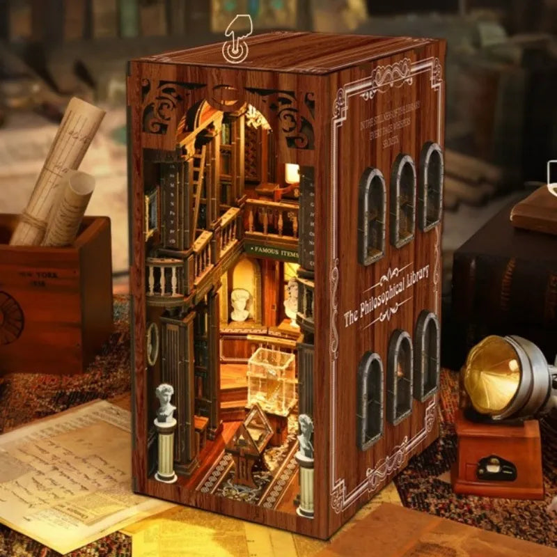 Kit Book Nook Bibliothèque philosophique