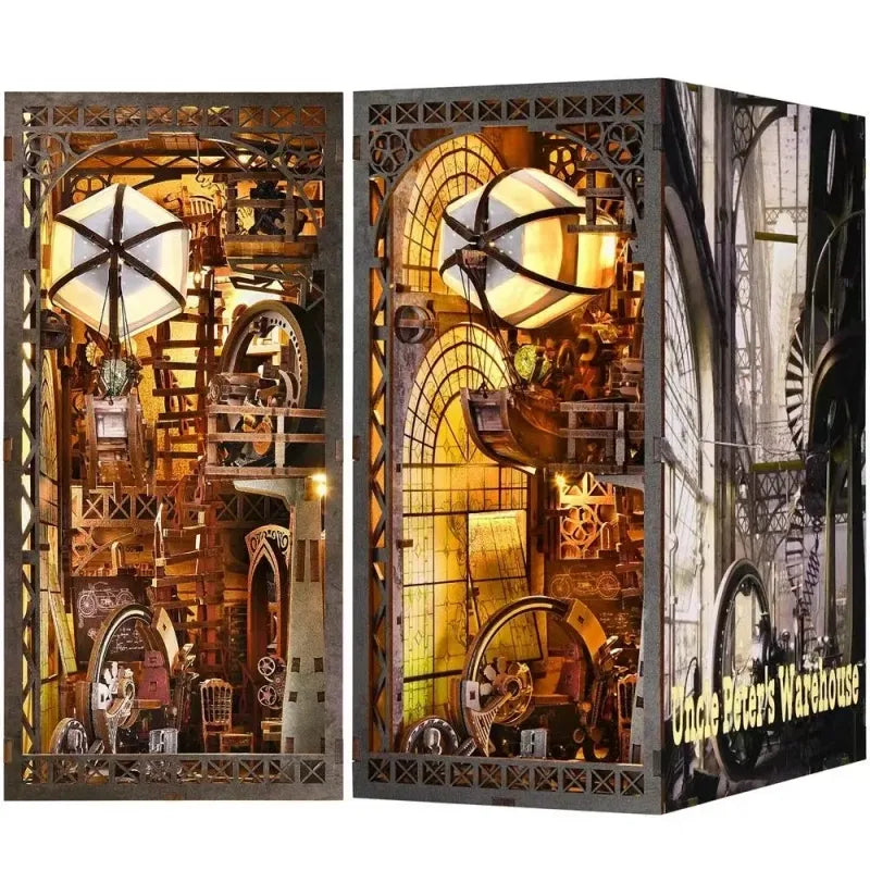 Uncle Peter’s Warehouse | Book Nook-bouwpakket
