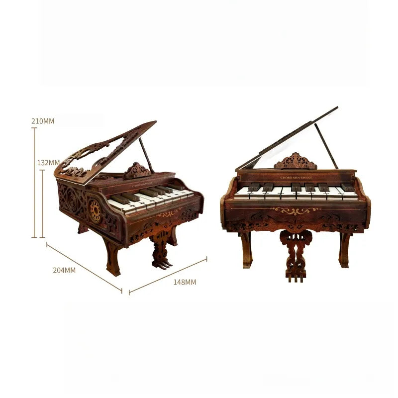 3D Wooden Puzzle | Piano Kit - Chord Movement