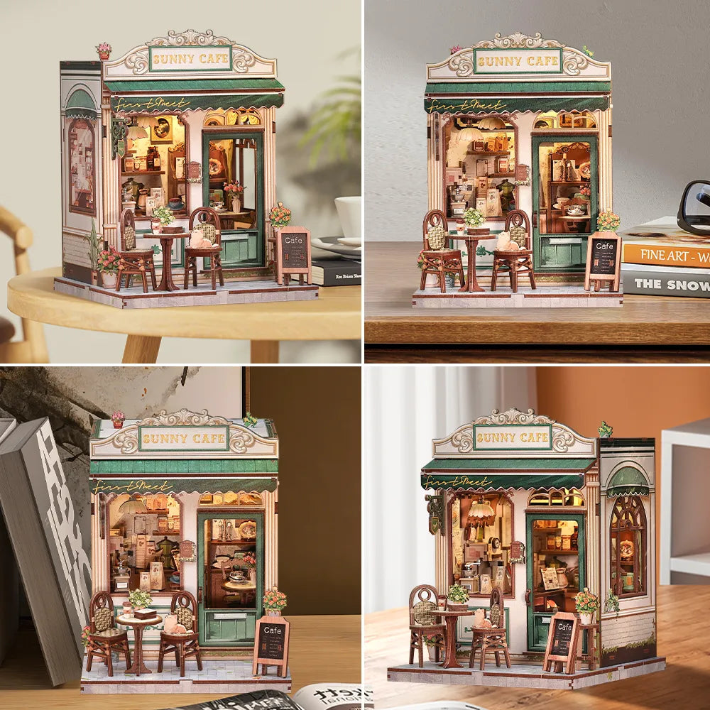 Miniature House Kit - Sunny Cafe