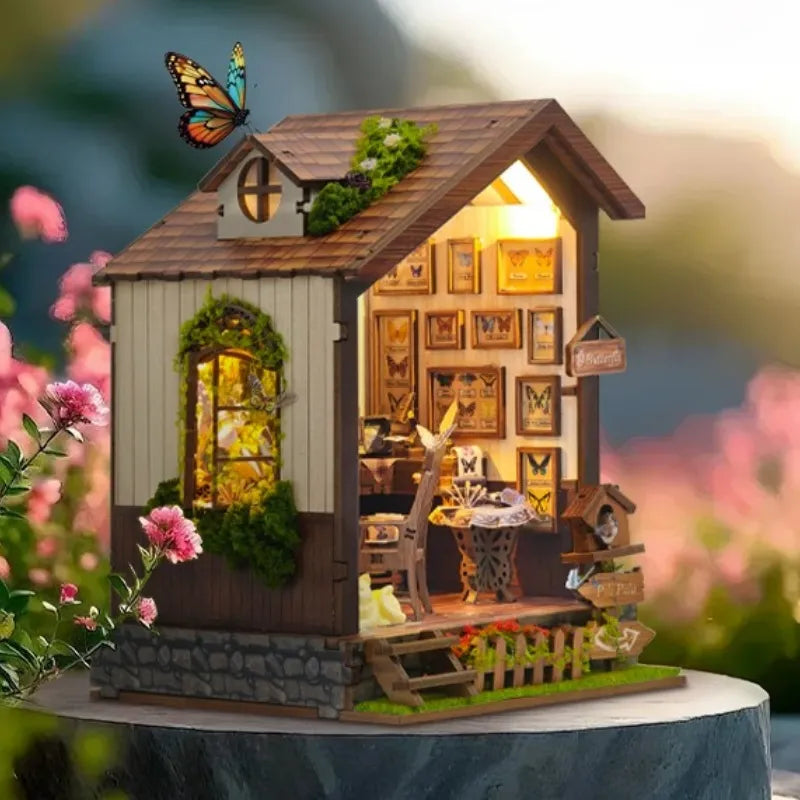 Kit de maison miniature Maison des papillons