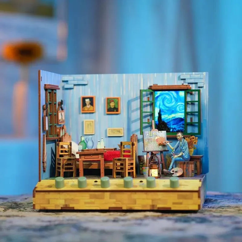 Kit de maison miniature de la chambre de Vincent