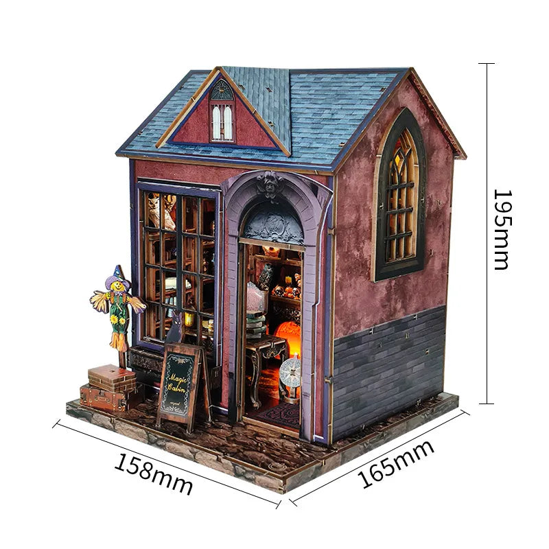 Miniature House Kit - Dark Cabin