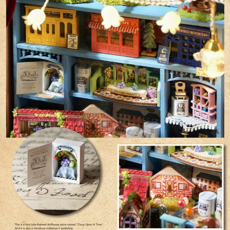 Kit de maison miniature Boutique de maison de poupée