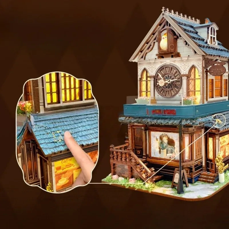 Cuckoo House 3D wooden puzzle β detail view 5