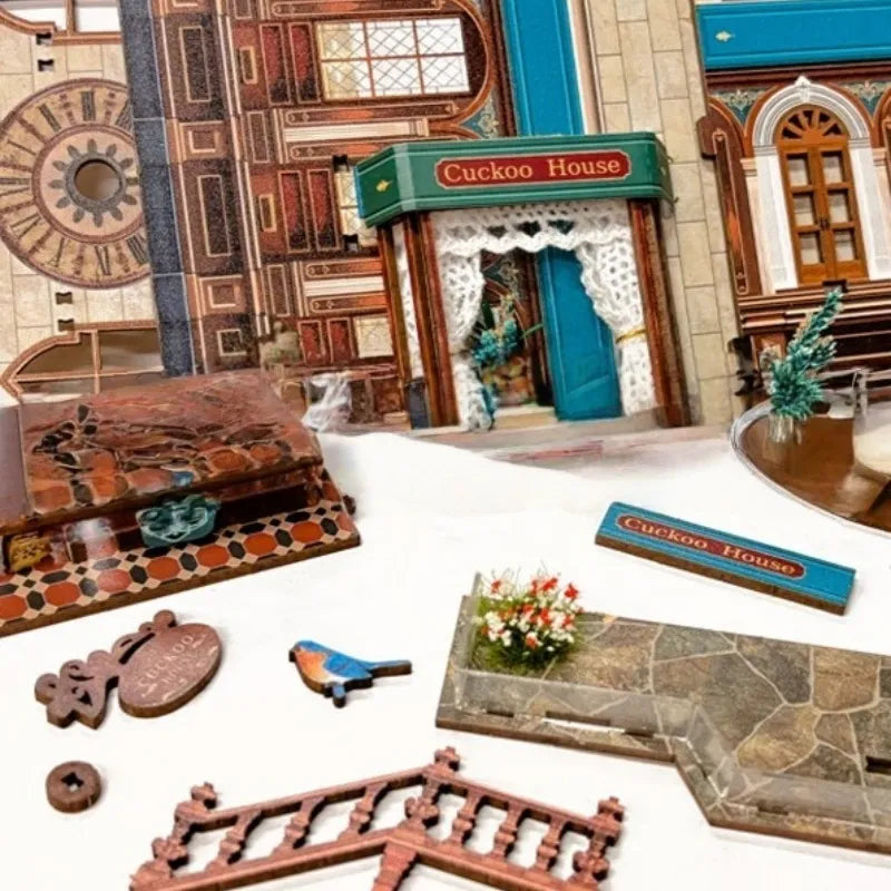 Cuckoo House 3D wooden puzzle β detail view 6