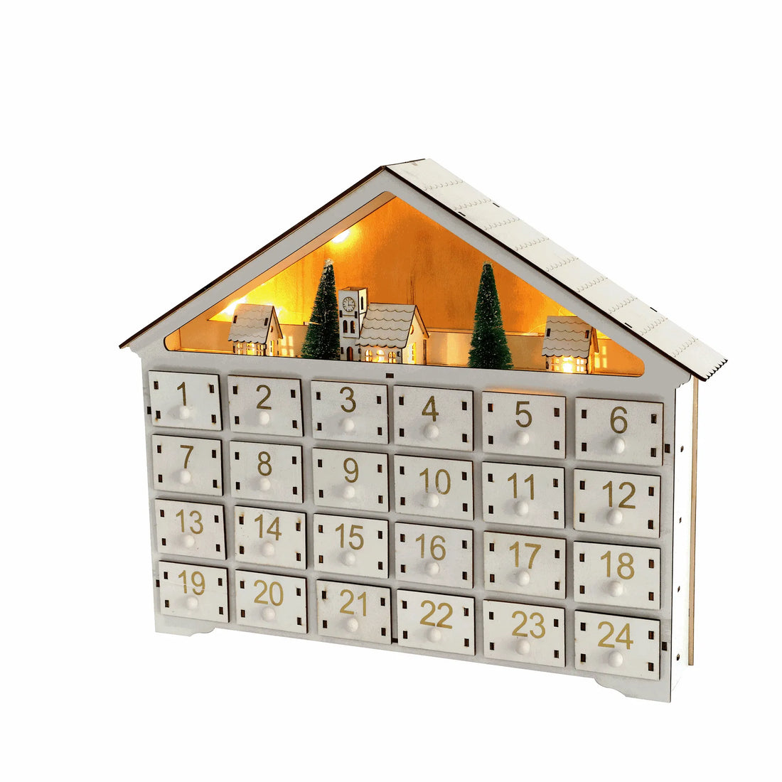Calendrier de l'Avent en bois Rennes