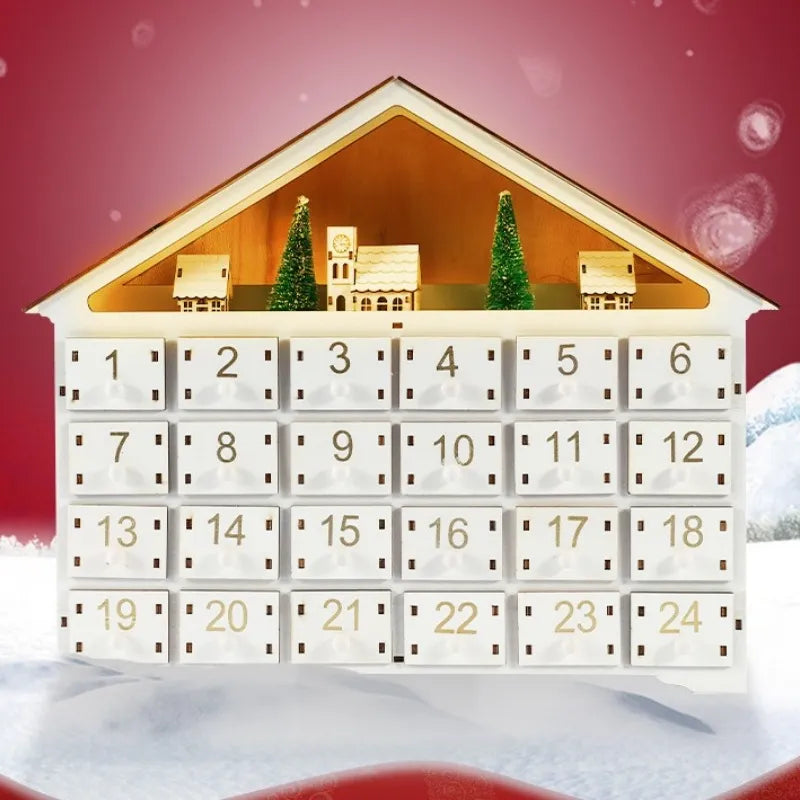 Calendrier de l'Avent en bois Rennes