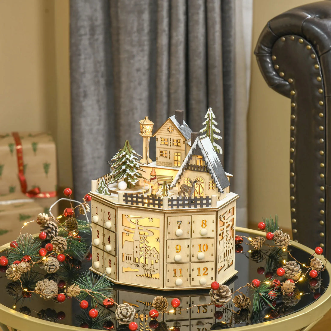 Calendrier de l'Avent Village de Noël