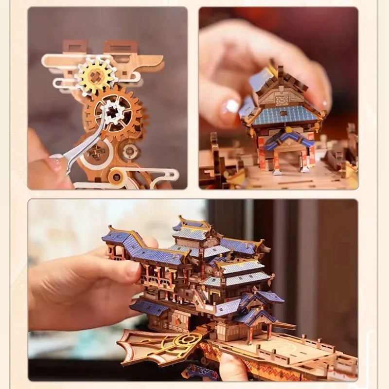 3D Wooden Puzzle - Wind Voyager