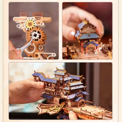 3D Wooden Puzzle - Wind Voyager