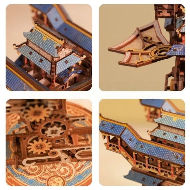 3D Wooden Puzzle - Wind Voyager