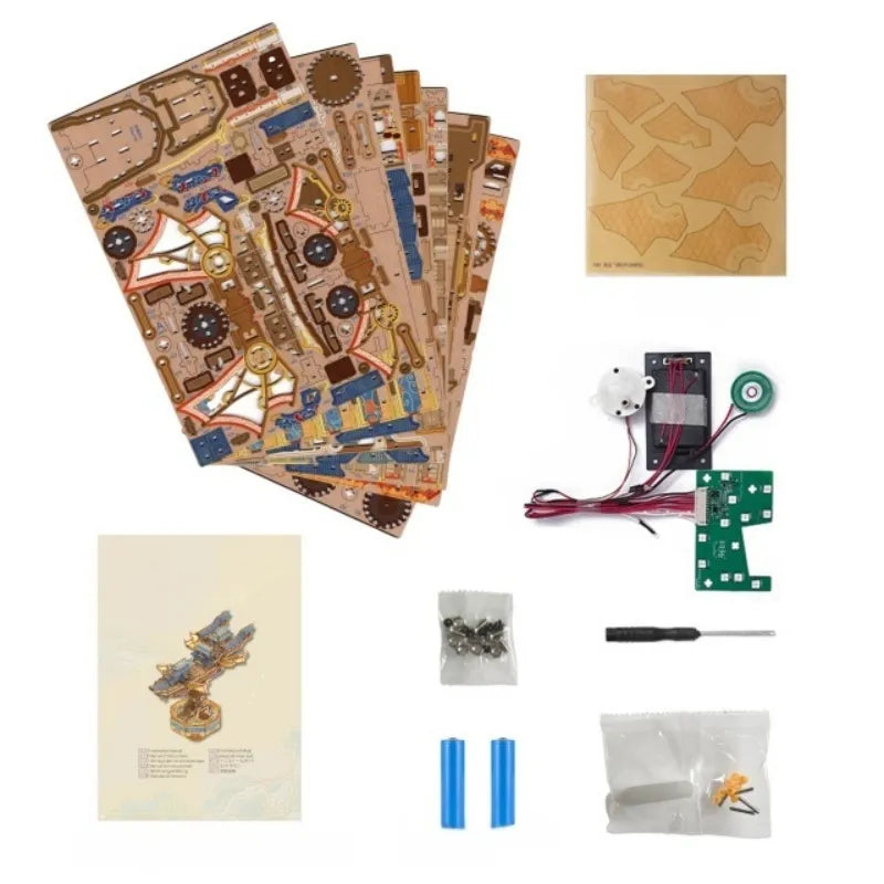 3D Wooden Puzzle - Wind Voyager