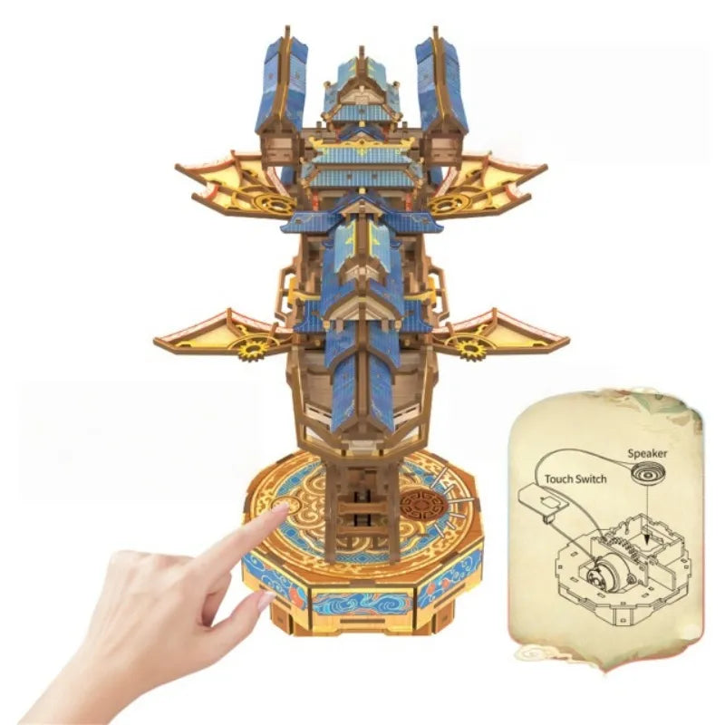 3D Wooden Puzzle - Wind Voyager