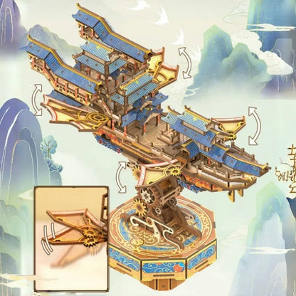 3D Wooden Puzzle - Wind Voyager