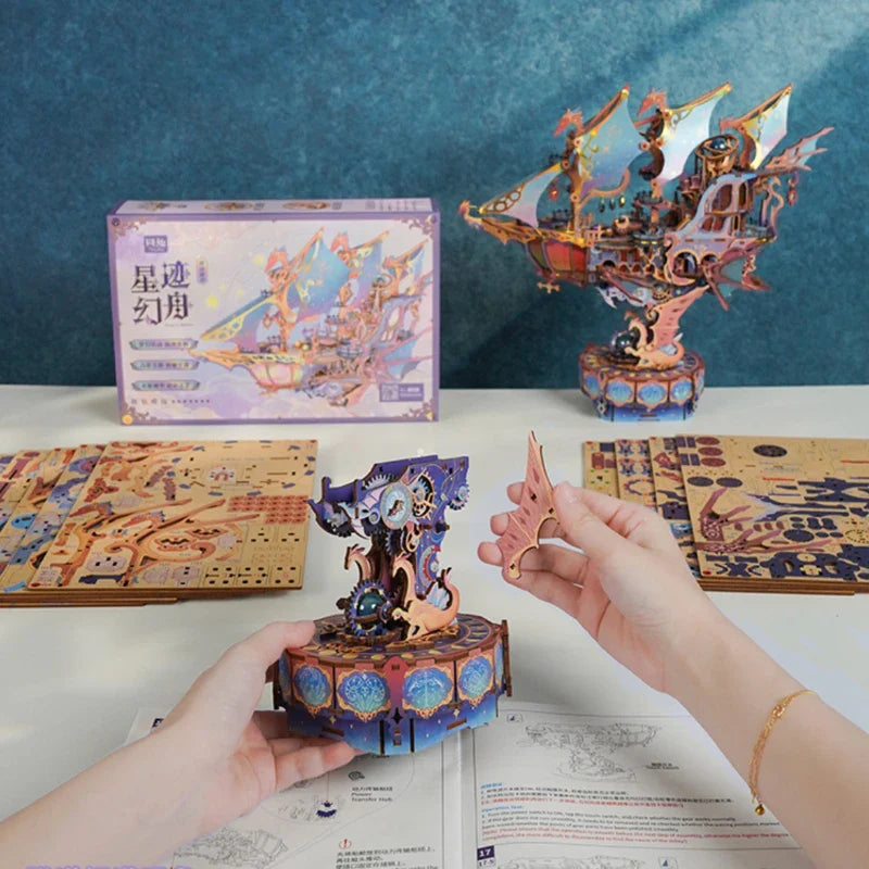 3D Wooden Puzzle - Magical Galaxy