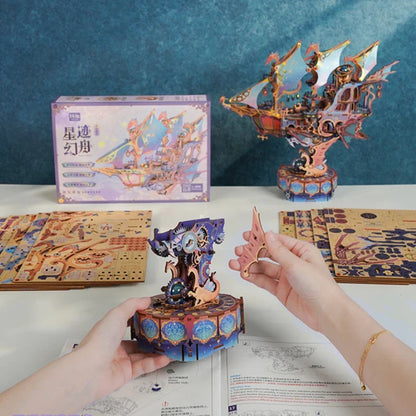 3D Wooden Puzzle - Magical Galaxy