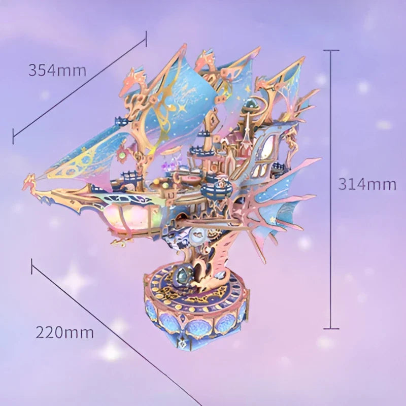 3D Wooden Puzzle - Magical Galaxy