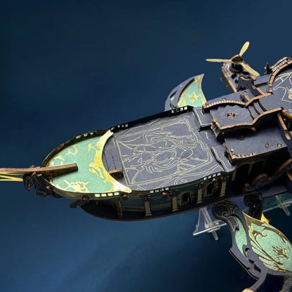 3D Wooden Puzzle - Whale Ark Of The Universe