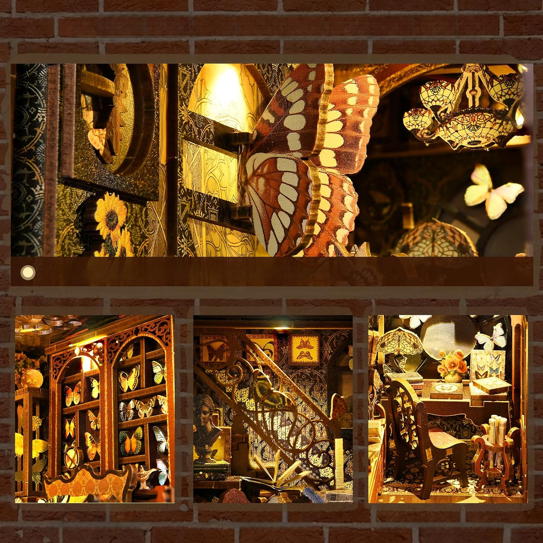 Butterfly Collection Room | Book Nook-bouwpakket