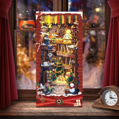 Book Nook - Christmas Snowy Night