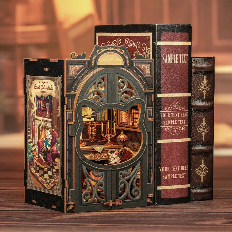 Count Cat's Study | Book Nook-bouwpakket
