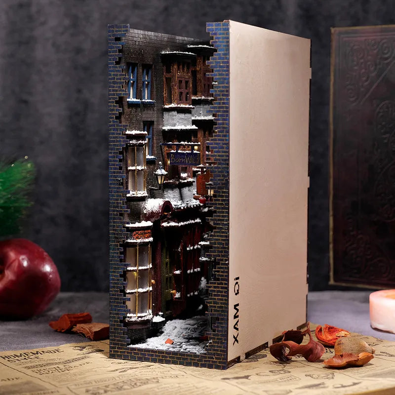 Diagon Alley | Book Nook-bouwpakket met magische winkels