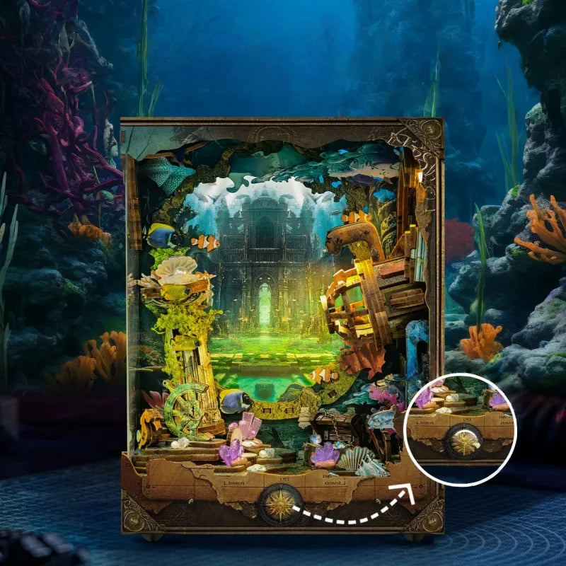 Discover Atlantis | Book Nook-bouwpakket