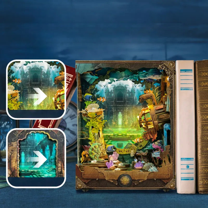Discover Atlantis | Book Nook-bouwpakket