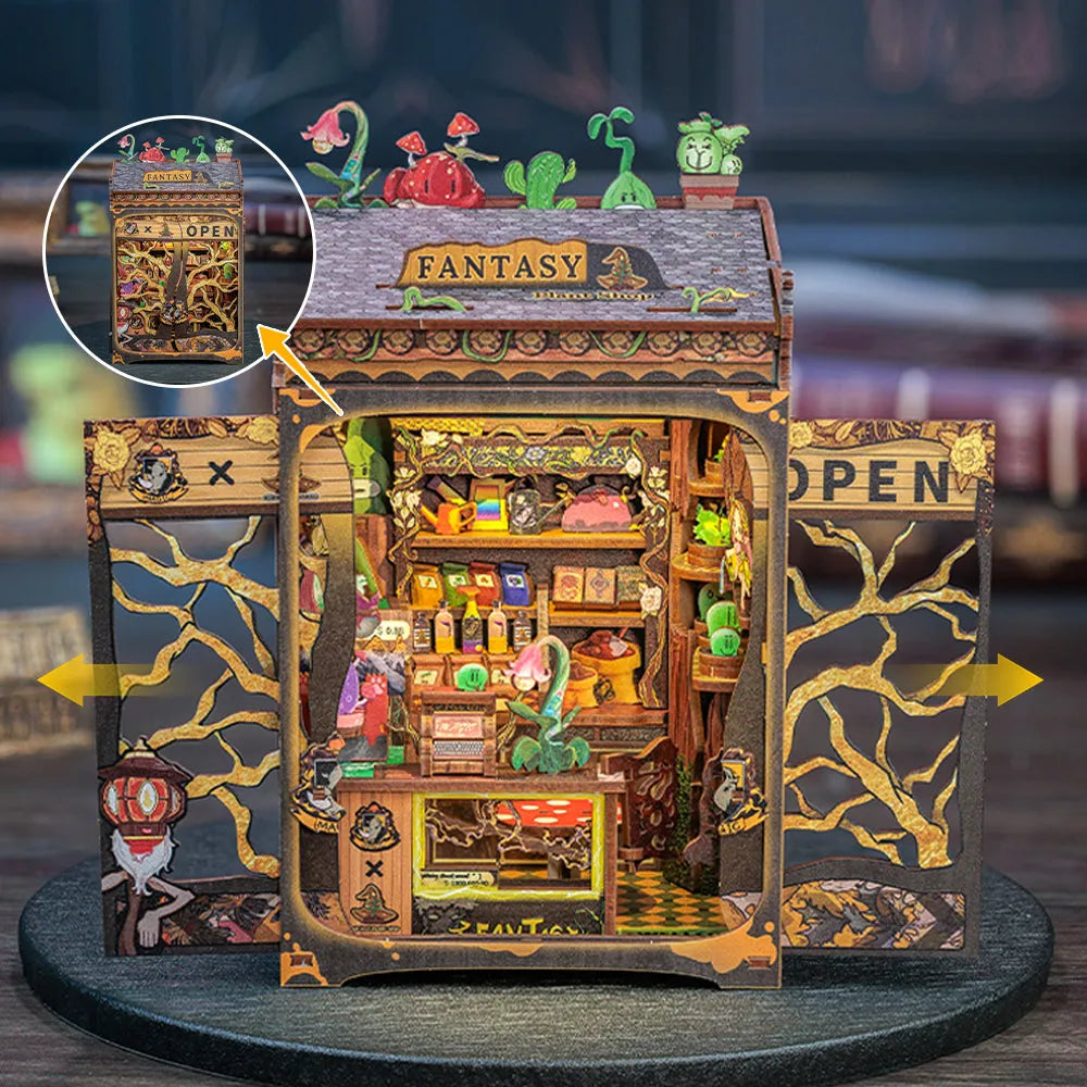 Fantasy Plant Shop | Book Nook-bouwpakket