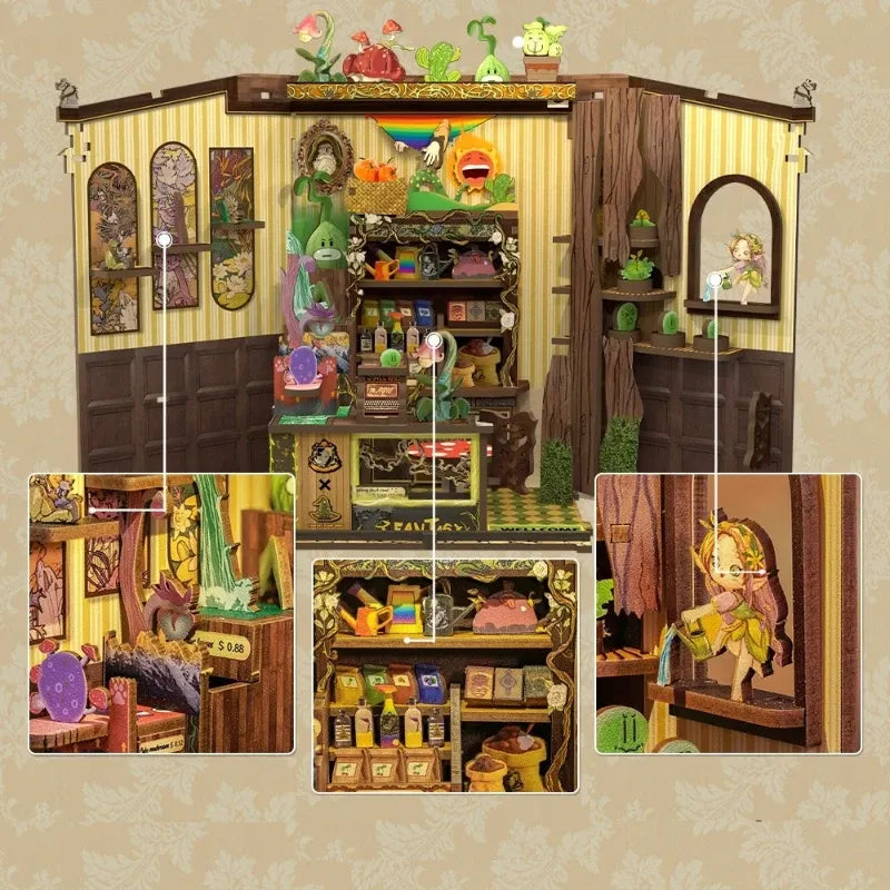 Fantasy Plant Shop | Book Nook-bouwpakket