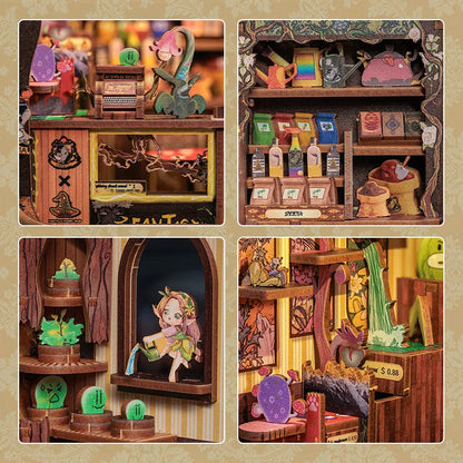 Book Nook - Fantasy Plant Shop