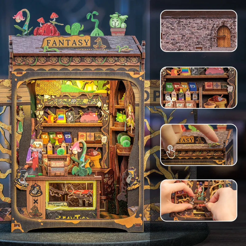 Fantasy Plant Shop | Book Nook-bouwpakket