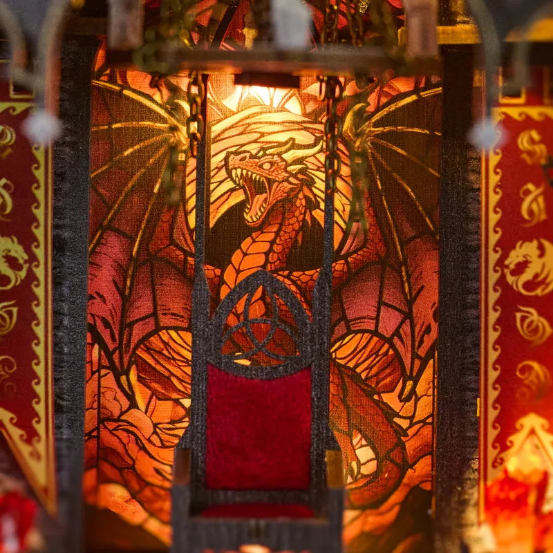 Book Nook Fourth Wing - Spire of the Wyrm
