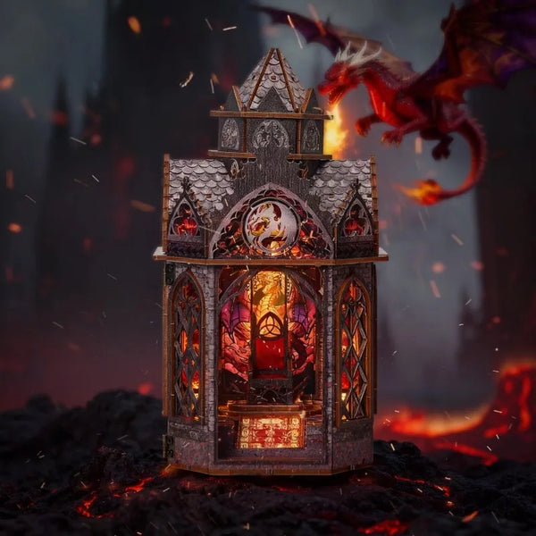 Book Nook Fourth Wing - Spire of the Wyrm